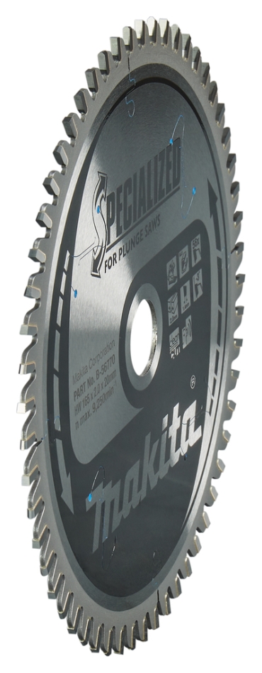 Akcesoria Makita B-56770 Specjalistyczna tarcza tnąca HM 165 x 20 x 56T grubość 1,40 mm