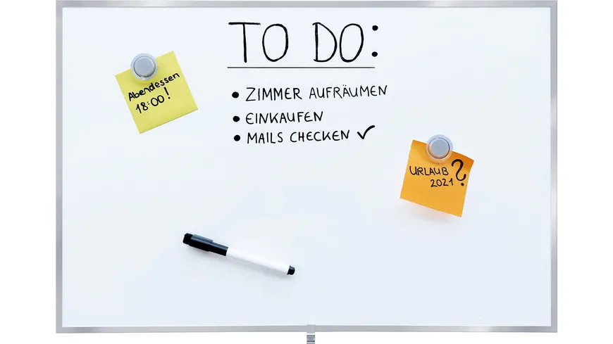 PAPERZONE Magnet- und Whiteboard 40x60cm weiß