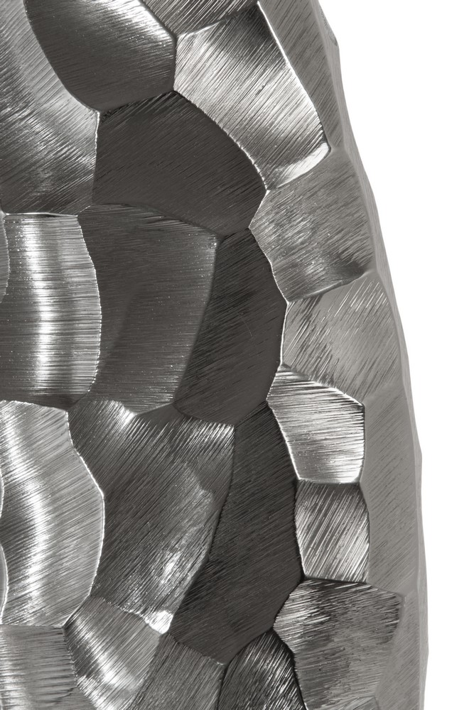 MyFlair My Flair Vase gehämmert Silber, groß