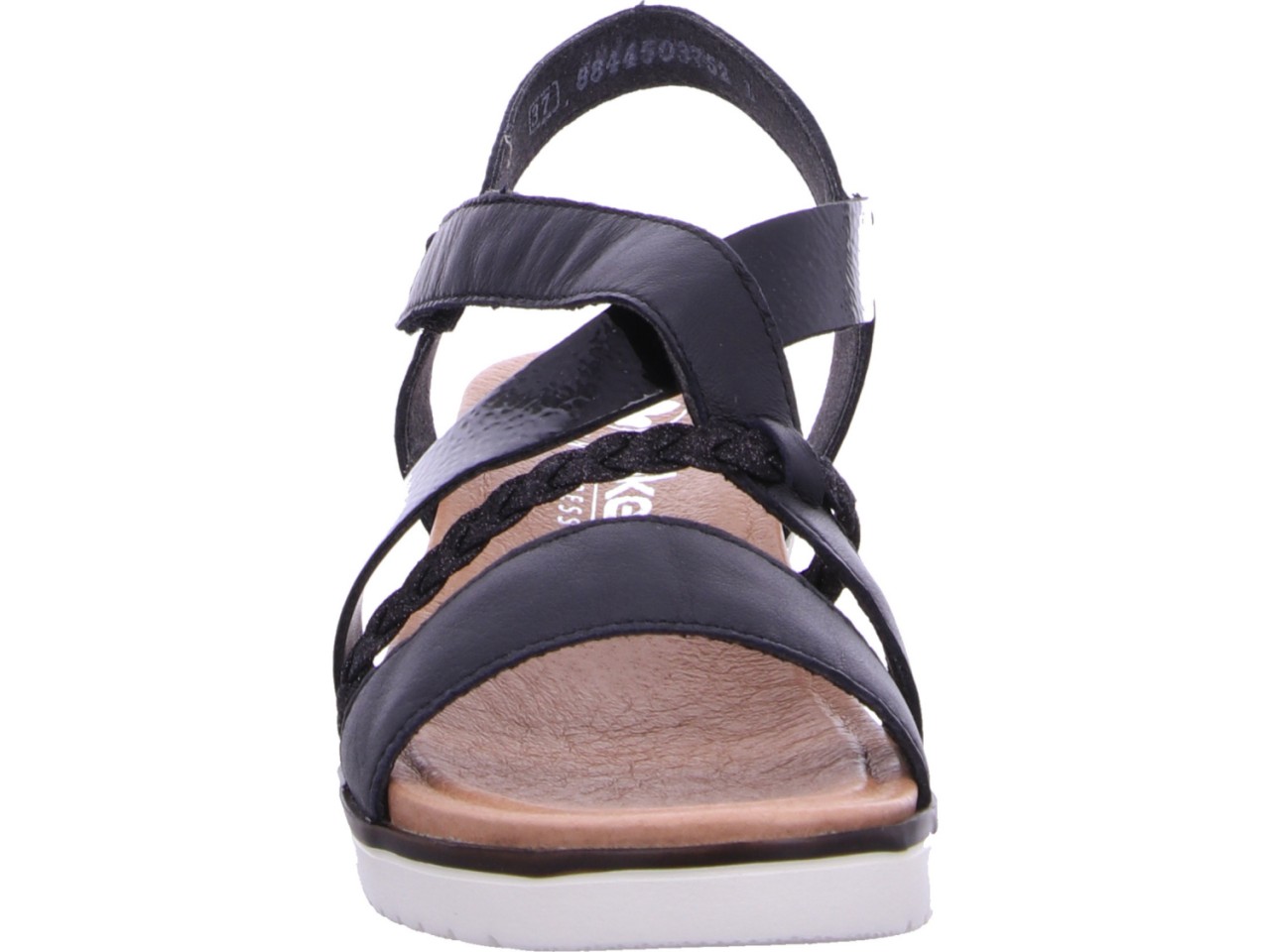 RIEKER Klassische Sandalen schwarz