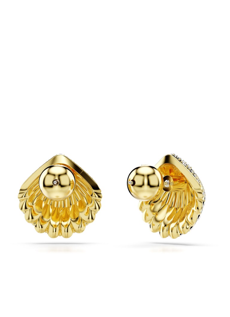 Orecchini a lobo Swarovski Idyllia placcati in oro
