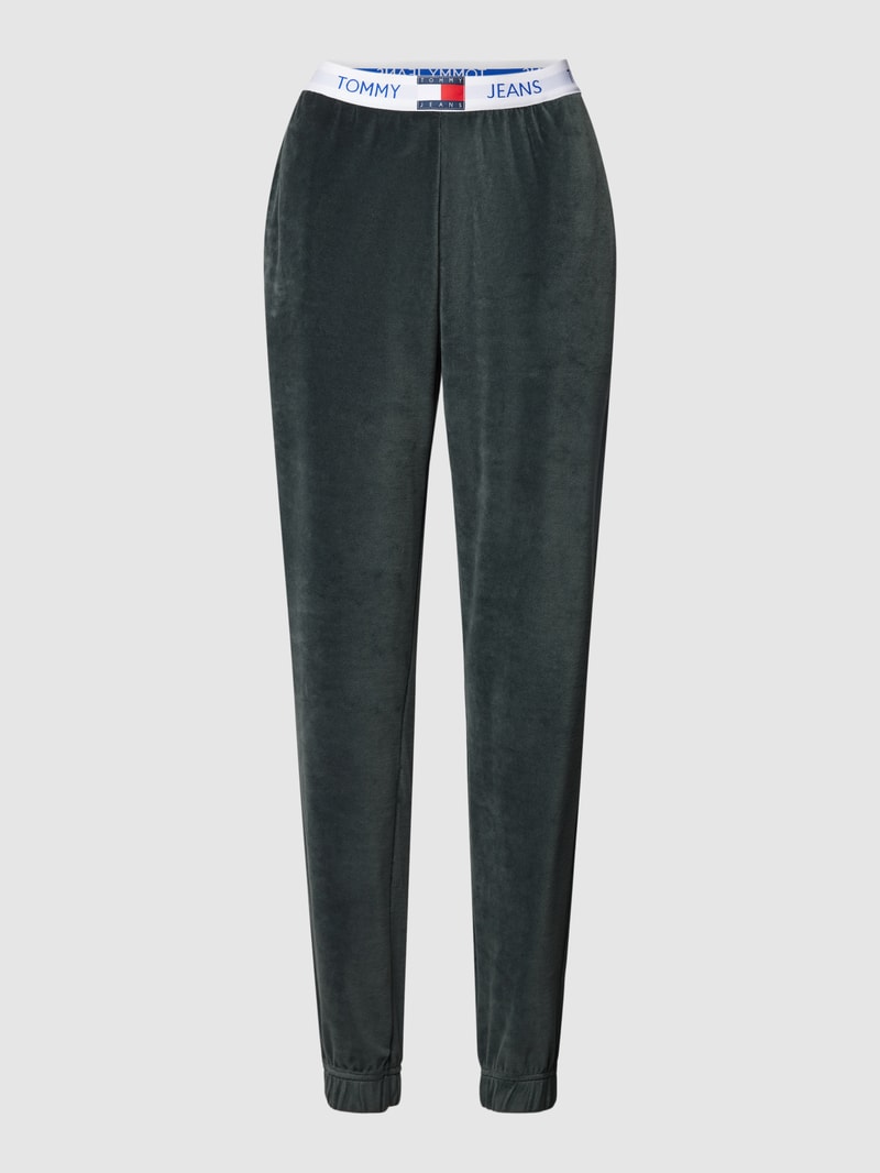 Jogpants mit elastischem Bund Modell 'HERITAGE' in anthrazit