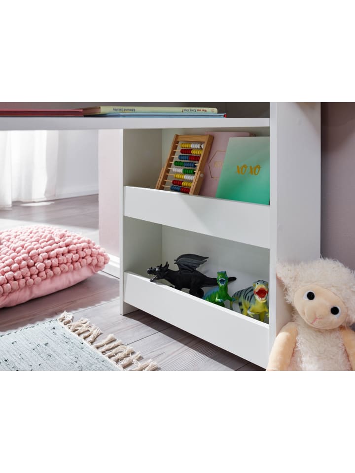 KADIMA DESIGN Kinderschreibtisch | Weiß, 90x50x110cm, Mit Regal günstig kaufen onesize
