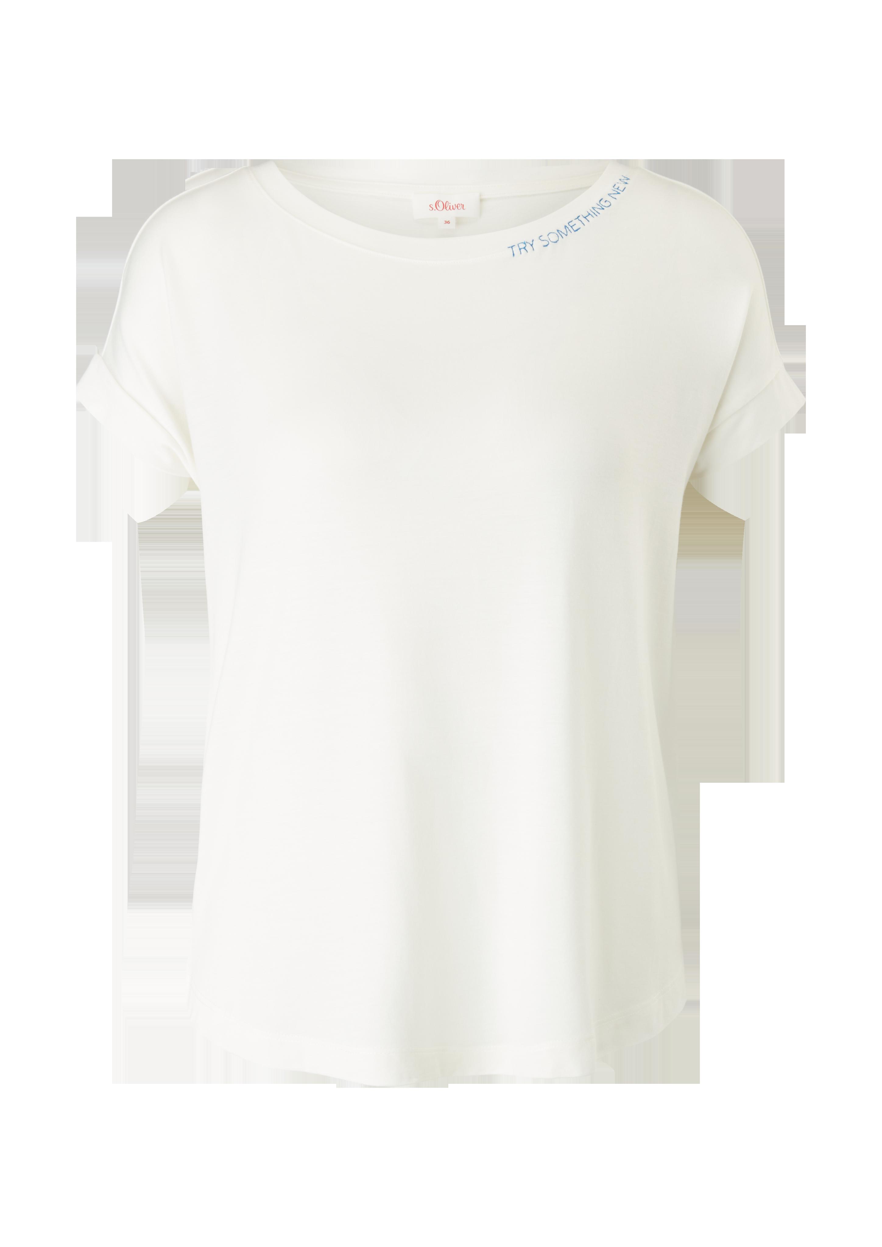 T-Shirt mit Stickerei  2125253-02D2