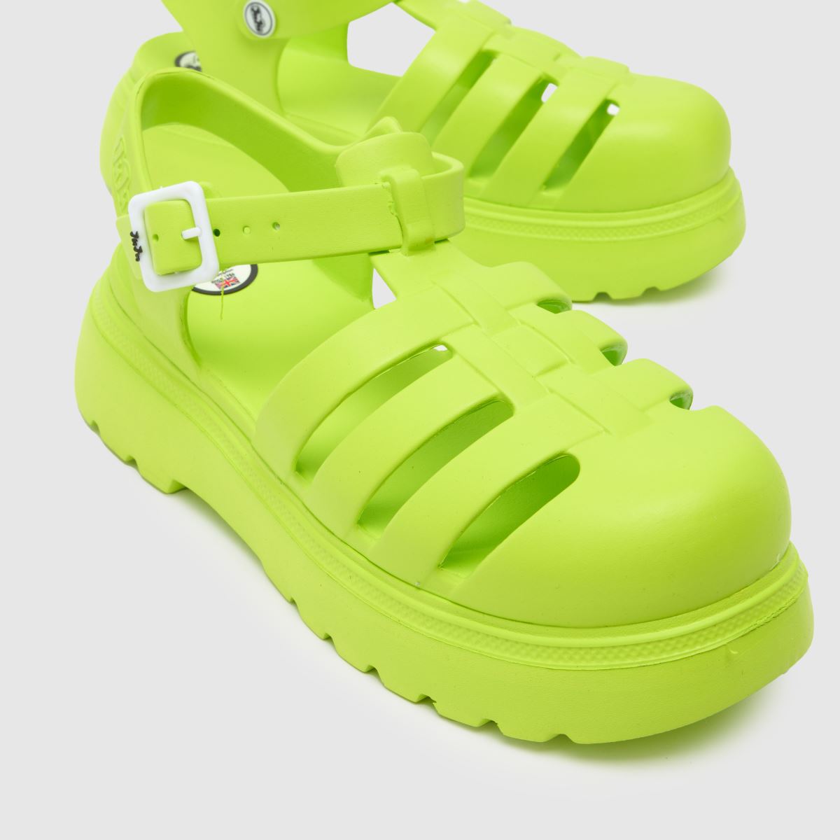 JUJU JELLIES – Limefärgade ängelsandaler