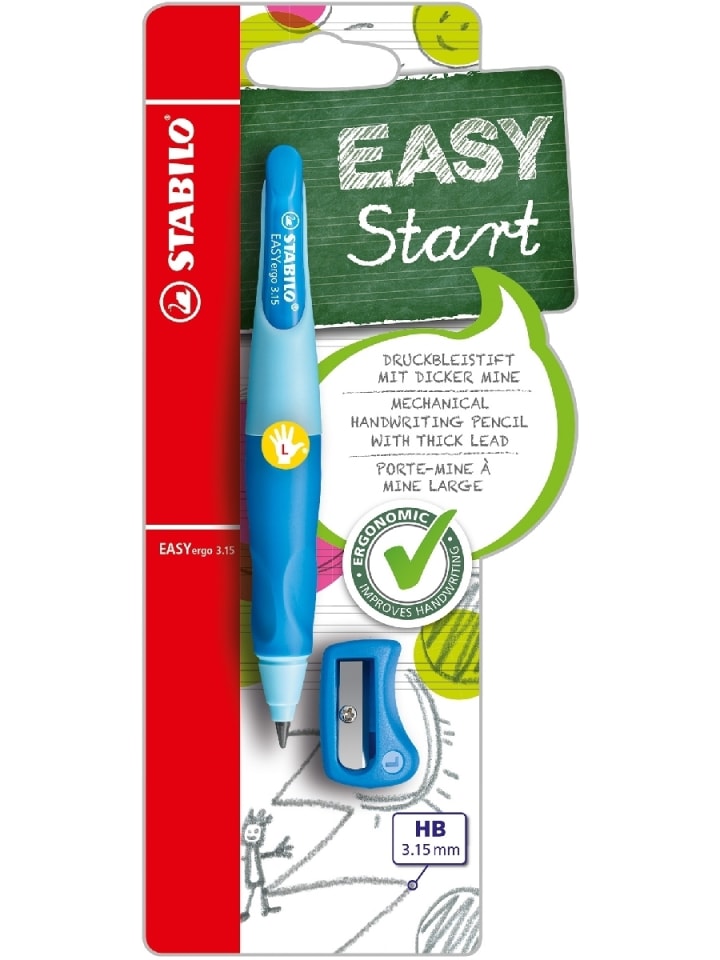 STABILO Druckbleistift Easyergo zum Schreibenlernen 3.15 hellblau/dunkelblau günstig kaufen onesize