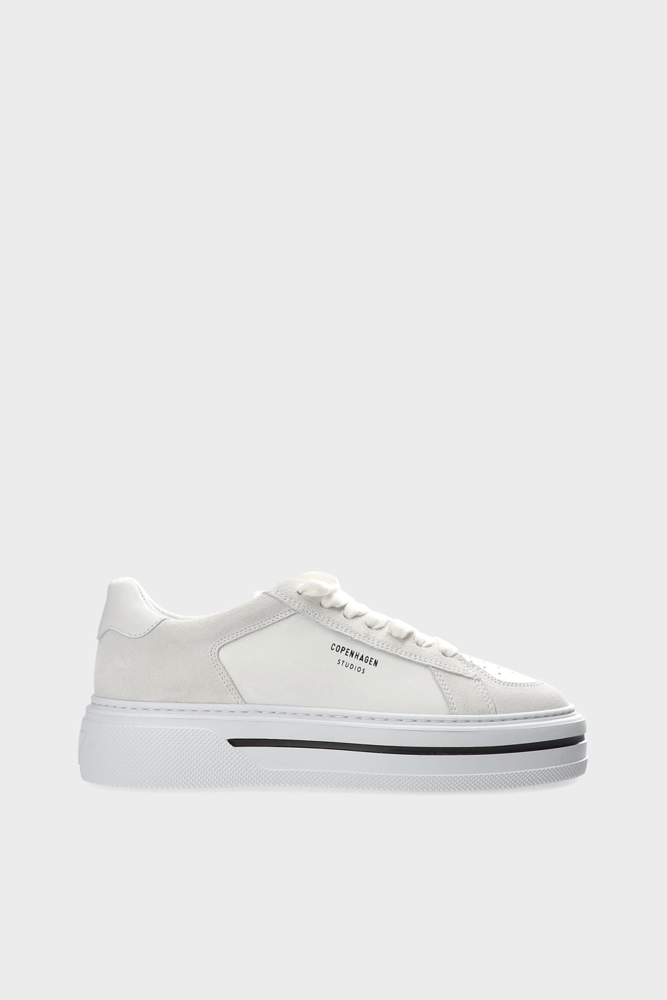 CPH181 leather mix white