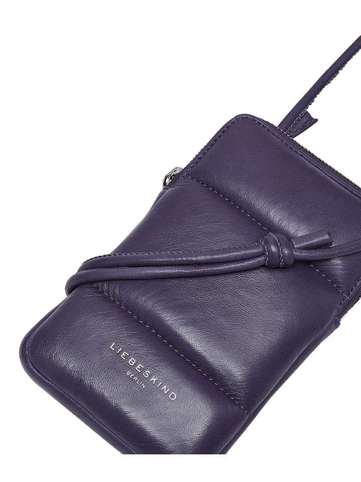 LIEBESKIND BERLIN Leder-Handytasche in Lila - (B)11 x (H)18 x (T)1,5 cm günstig kaufen onesize