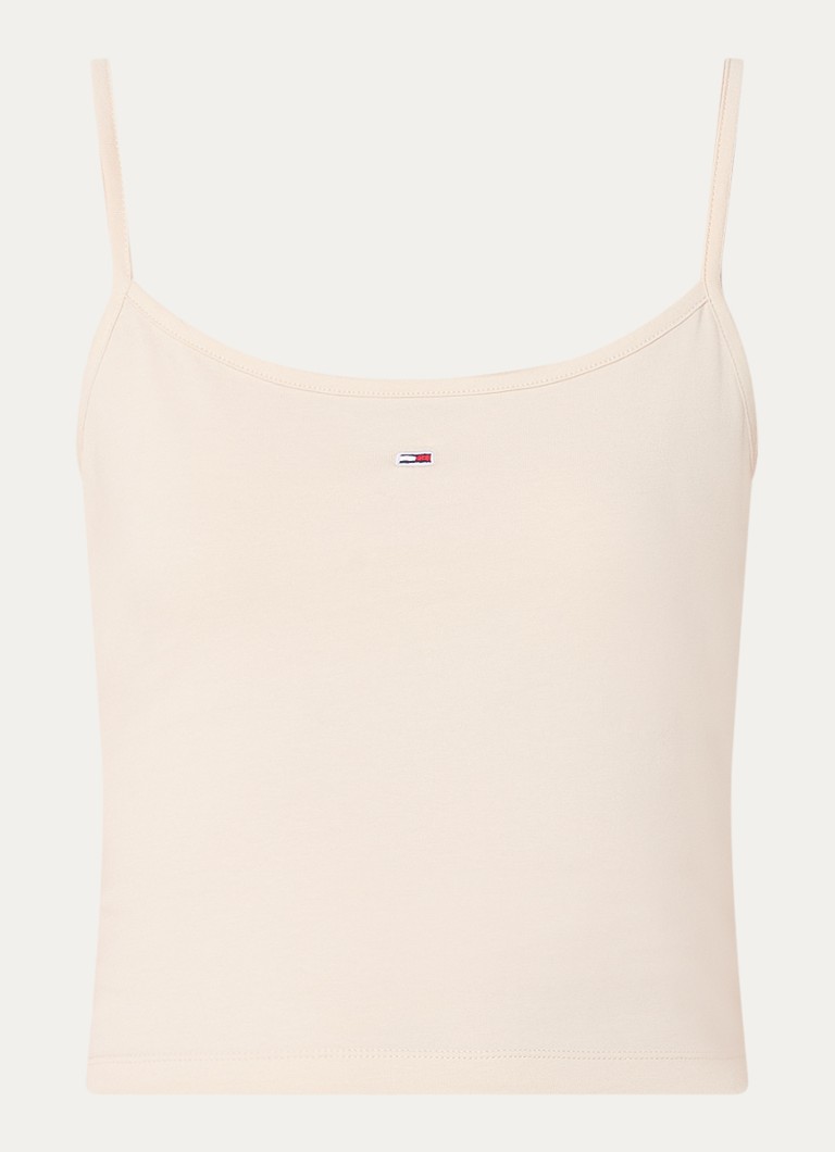 Tommy Hilfiger Cropped spaghetti top with logo