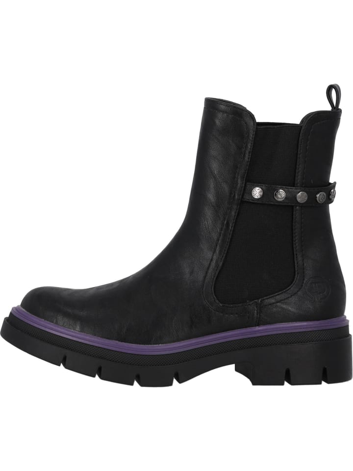 palado Chelsea Boots in black/purple günstig kaufen