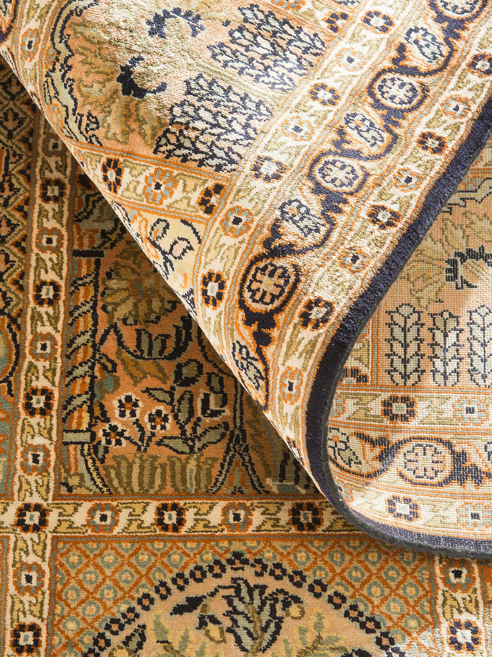 Kaschmir Seide 18/18 ca. 217 x 317 cm, Unikat / Einzelstück