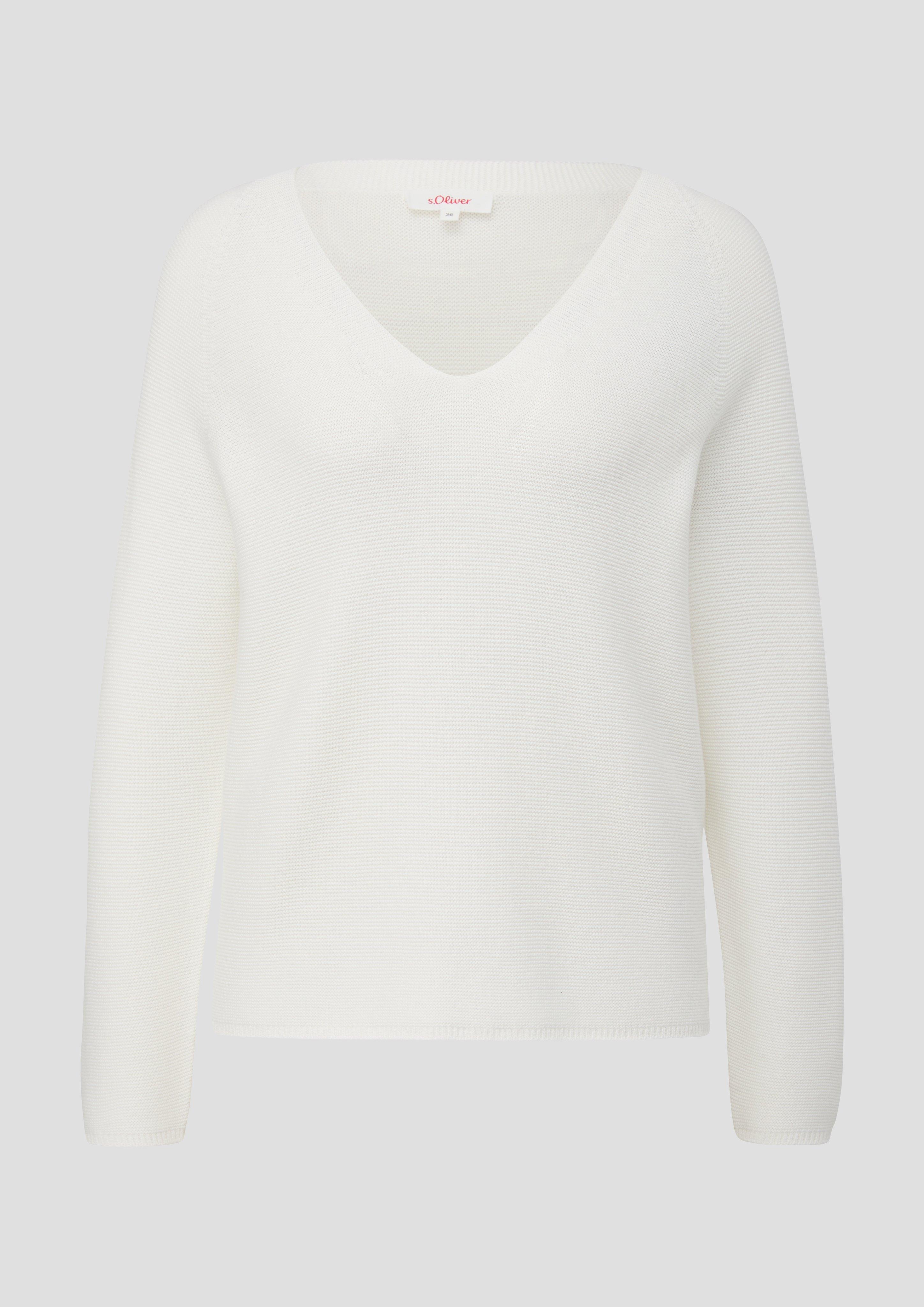 Pullover mit V-Ausschnitt  2145636-0210
