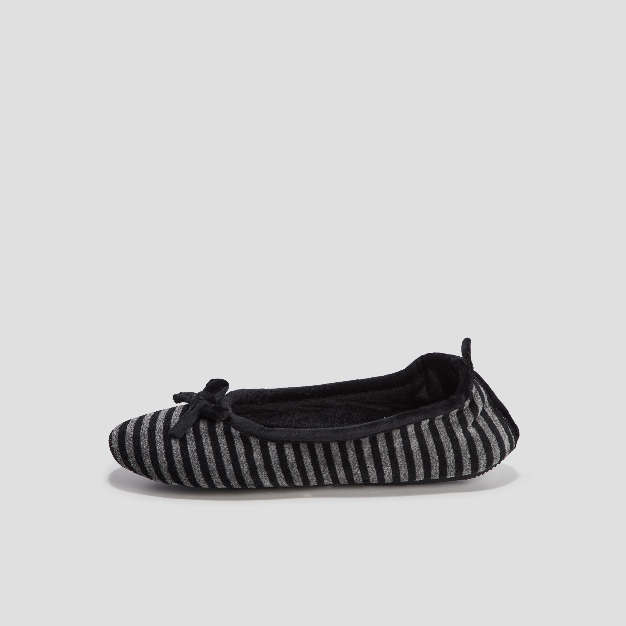 Chaussons ballerines noir femme | La Halle