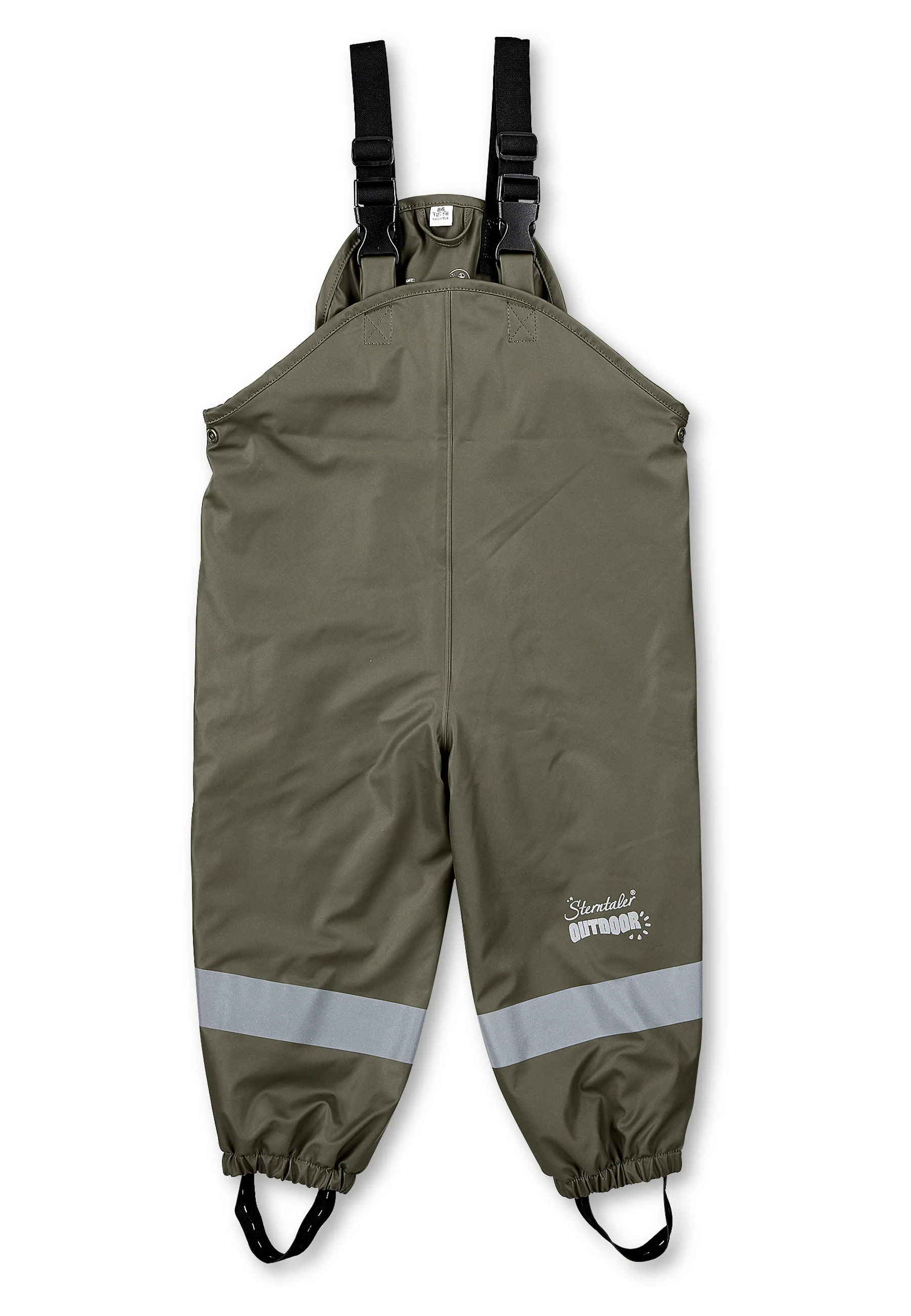 Regenhose Kinder, gefüttert mit Reflexstreifen