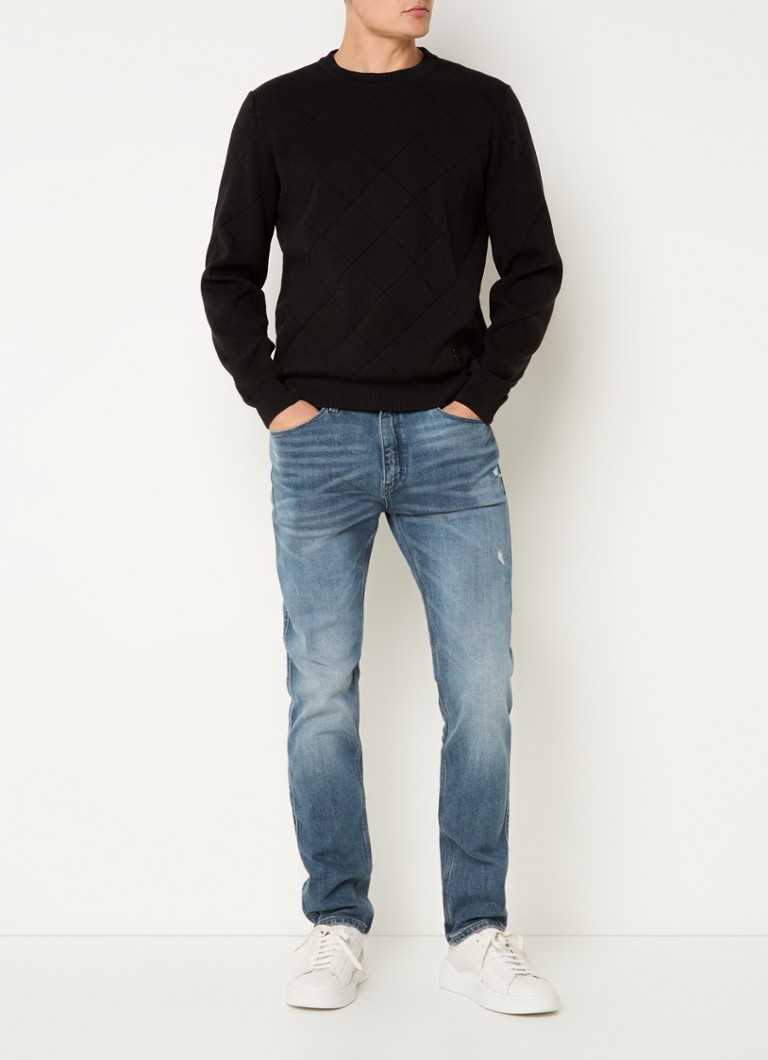 Jeansy HUGO BOSS slim-fit, średnie pranie