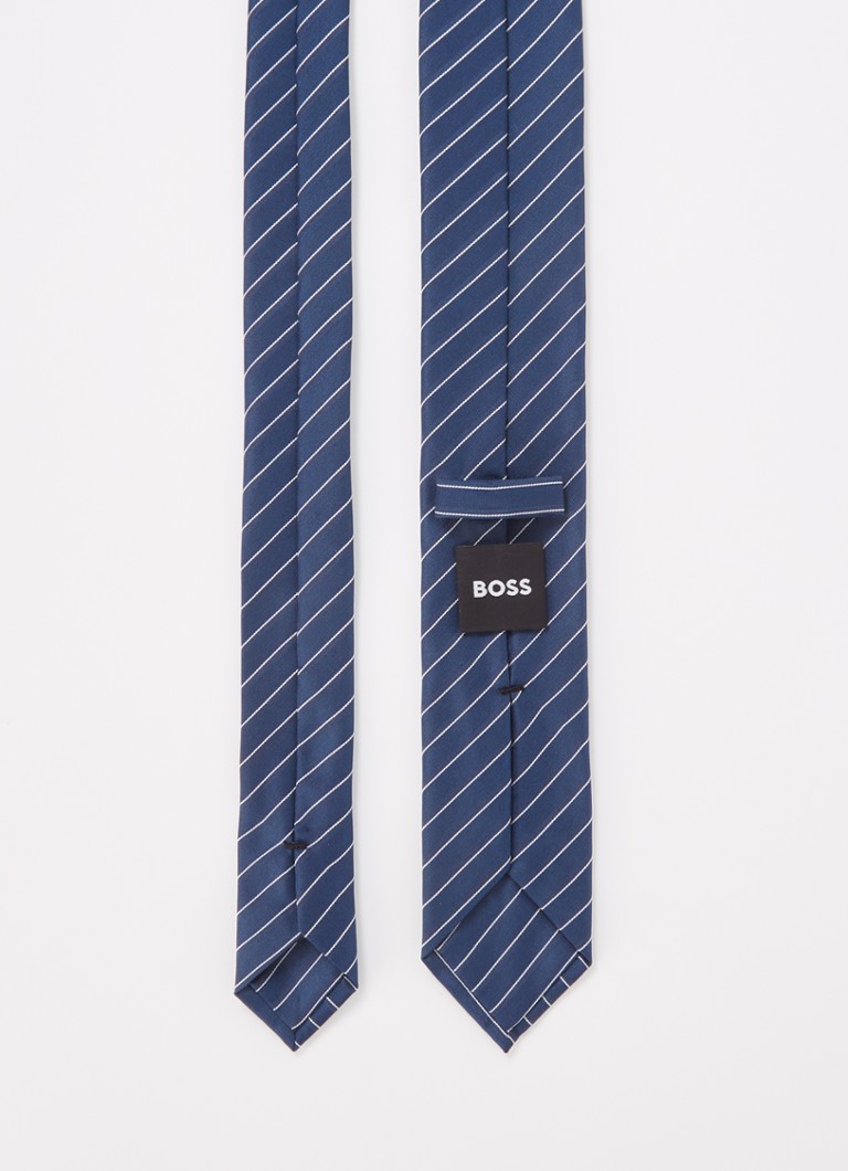 HUGO BOSS Tie with stripe print