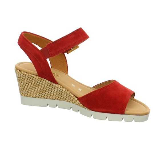 GABOR Komfort Sandalen rot