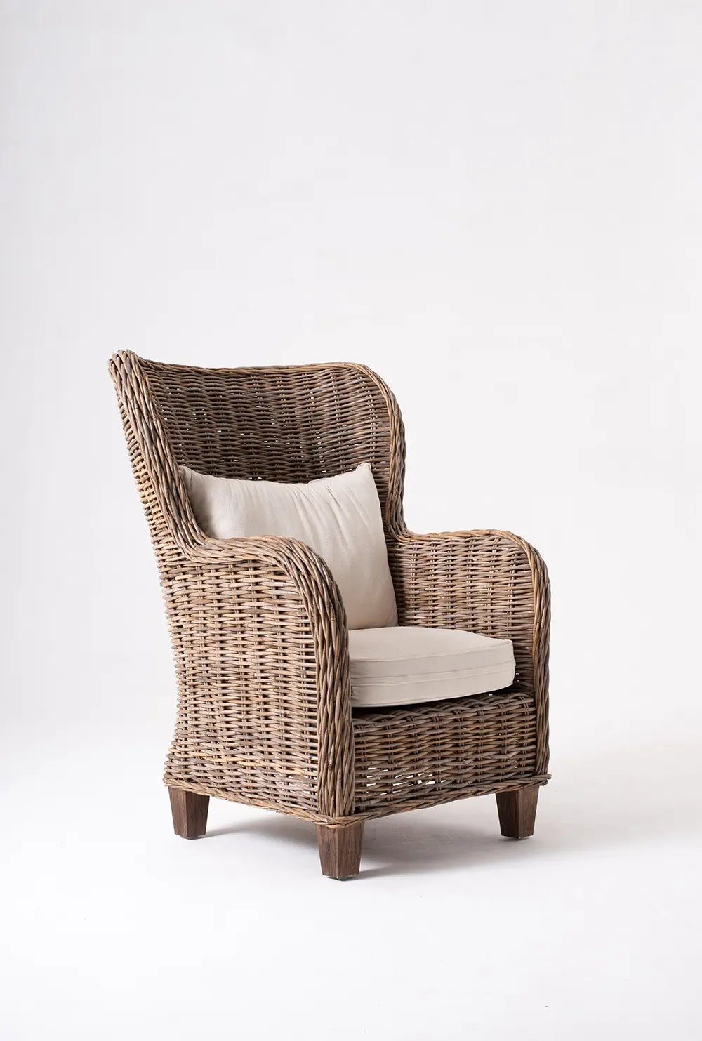 Novasolo Rattanstuhl Wickerworks (1 St), Hohe Rückenlehne, King, King Stuhl