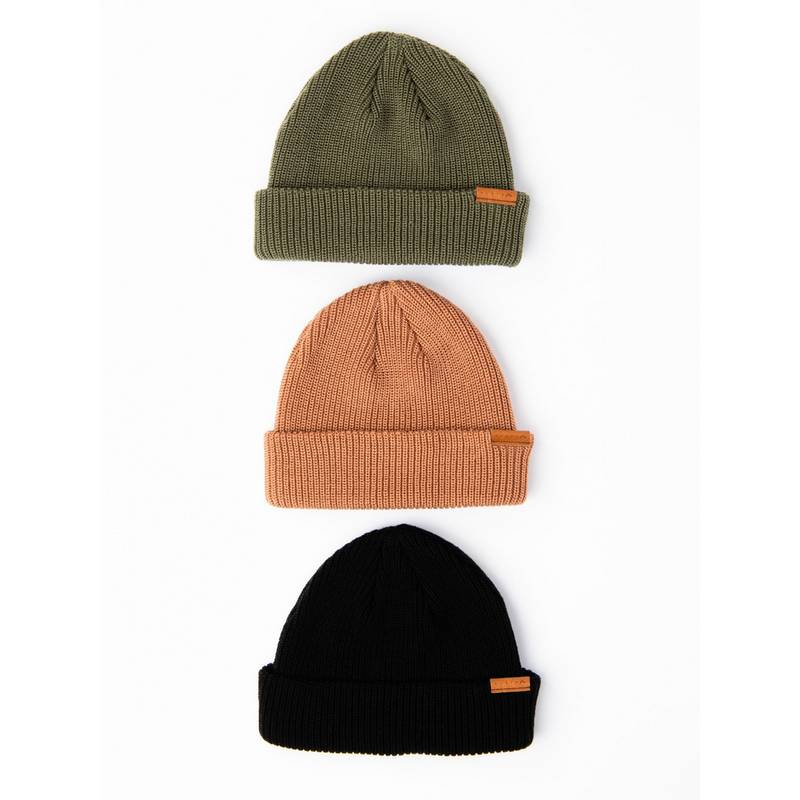 RUSTY TRIPLE THREAT 3-PACK BEANIE Beanie