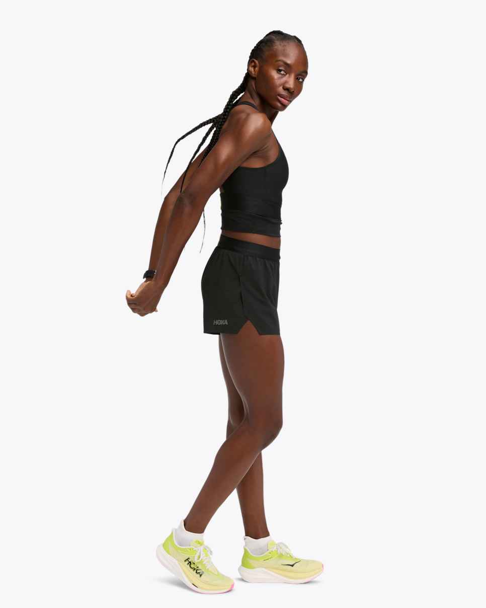 Race Day Split Short Black