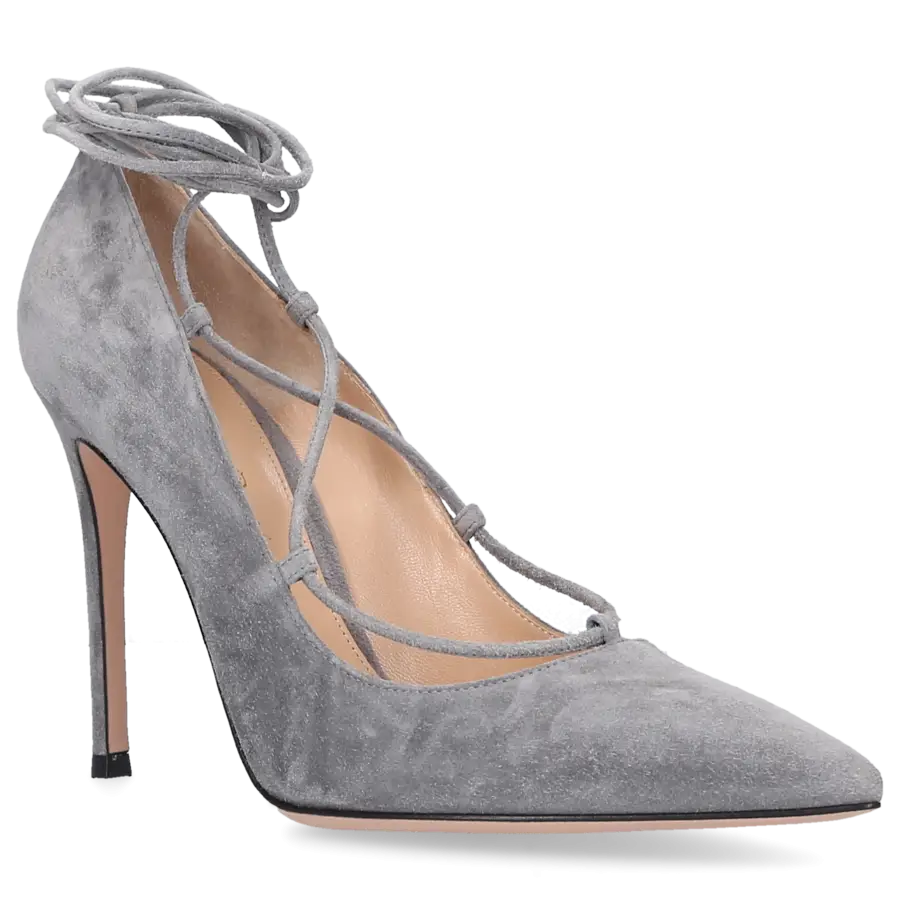 Gianvito Rossi - High Heels Pumps G20747 Veloursleder - grau