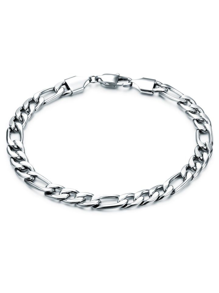 True Rebels Armband Edelstahl in silber günstig kaufen