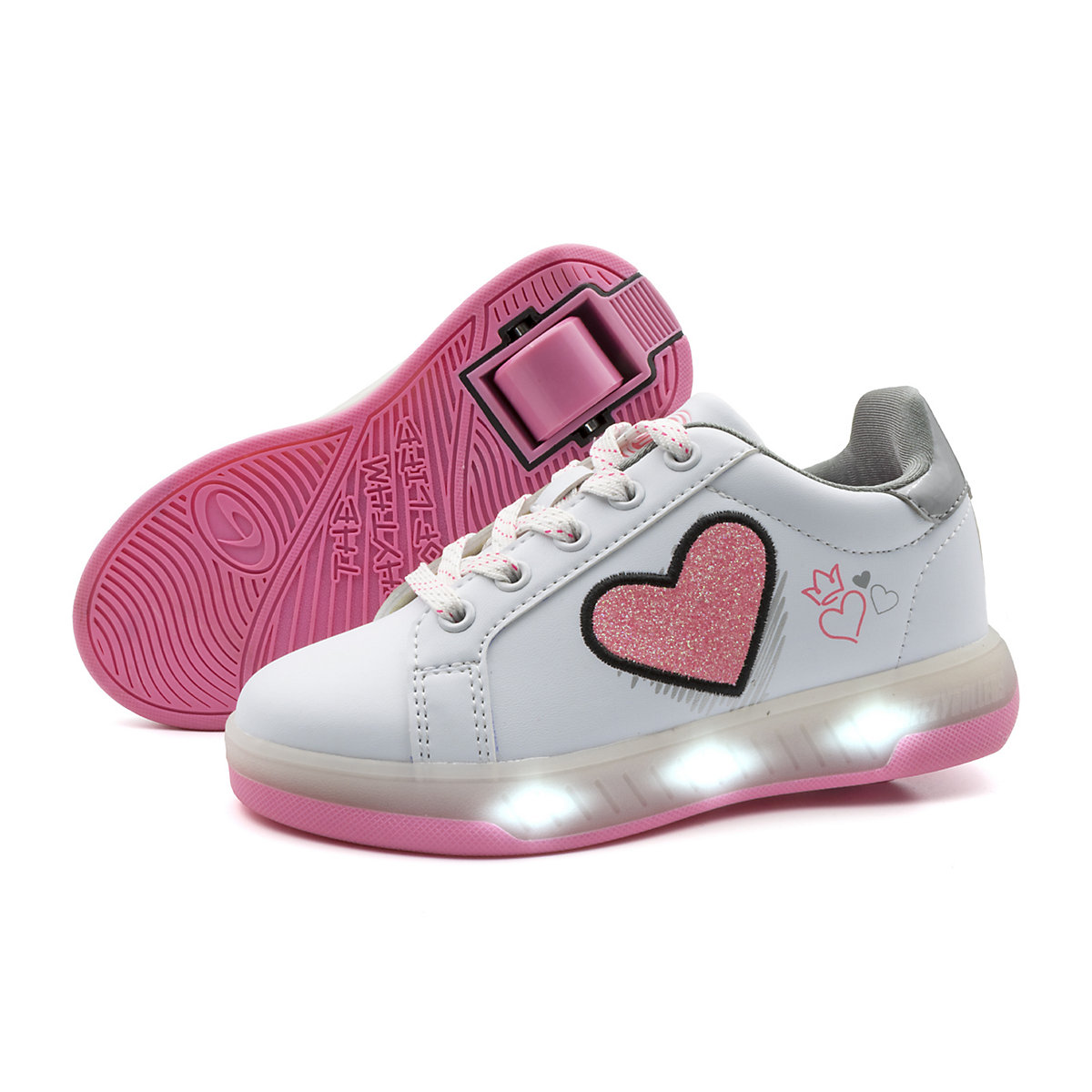 Schuhe mit Rollen 