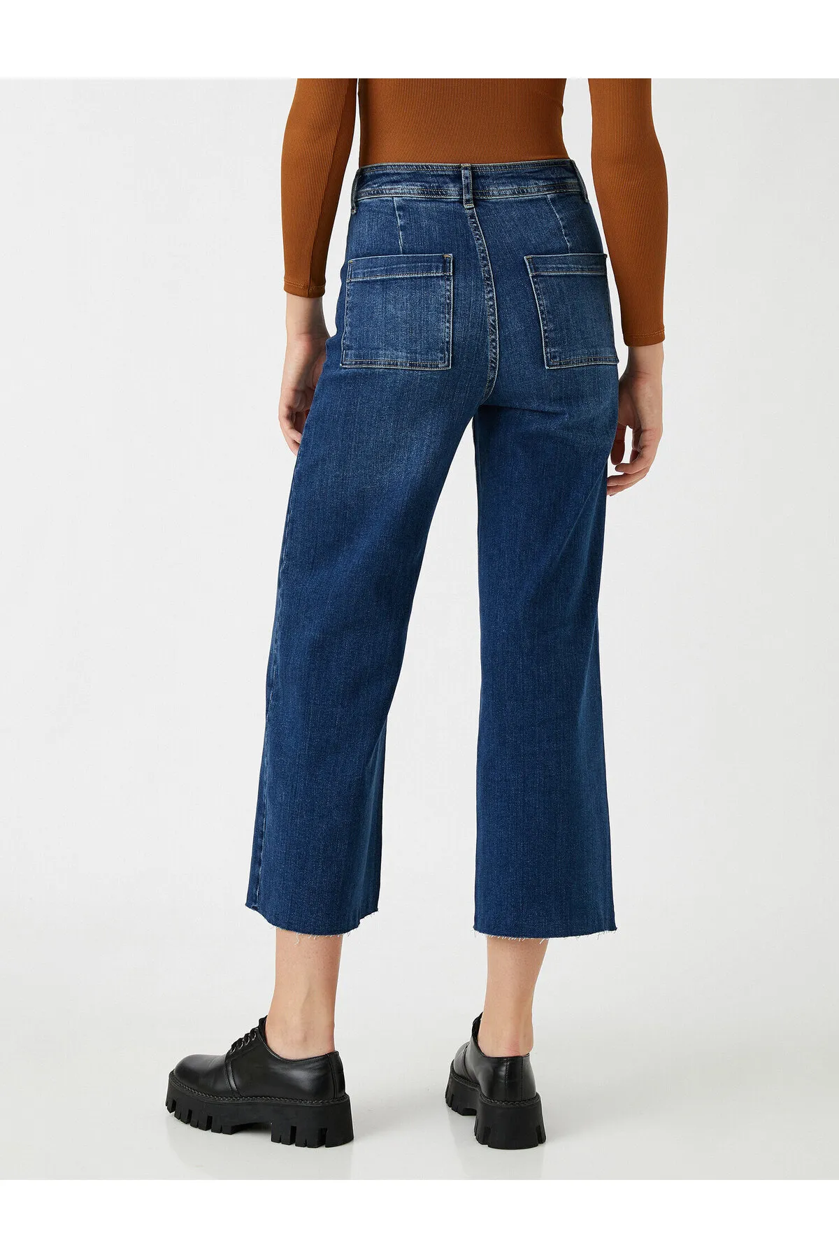 Koton  Jeans mit weitem Bein und hoher Taille