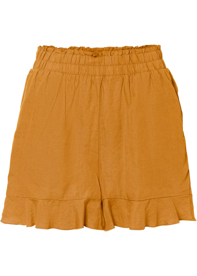 Kurze Webshorts mit Lyocell