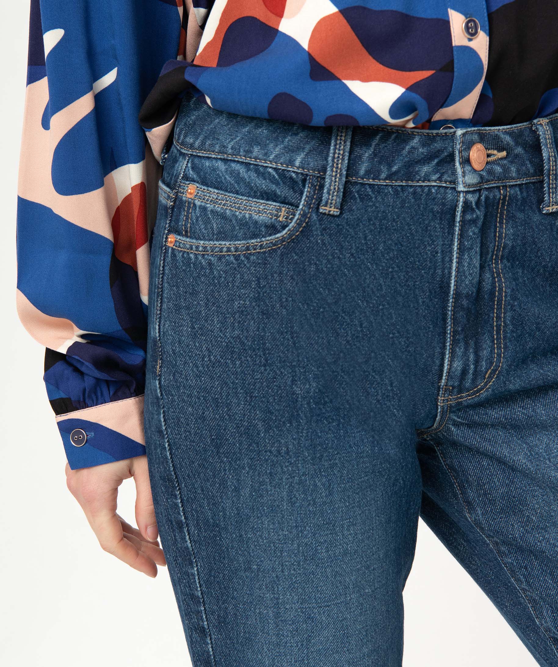 Jean femme coupe mon taille normale brut | GEMO