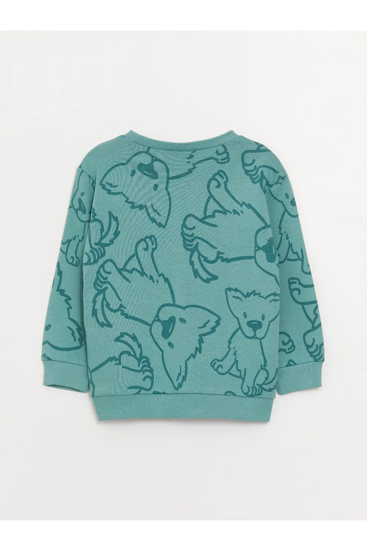 LC Waikiki  Bedrucktes Baby-Jungen-Sweatshirt mit Rundhalsausschnitt