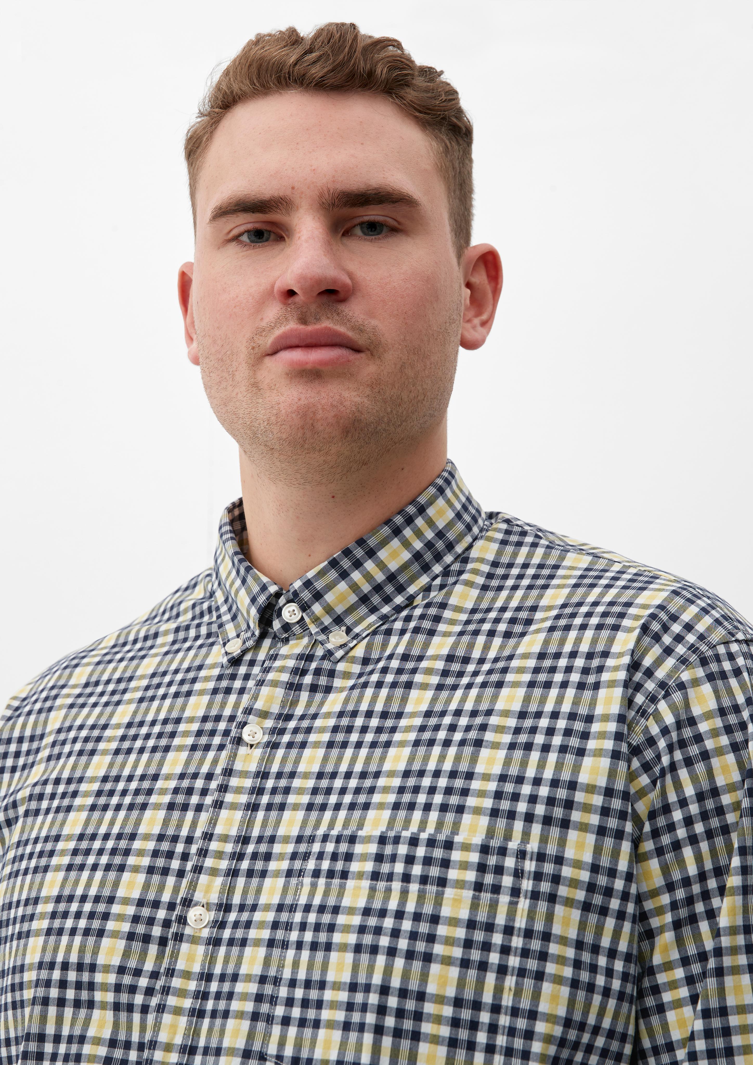 Slim: Hemd mit Button Down-Kragen  2124748-59N2