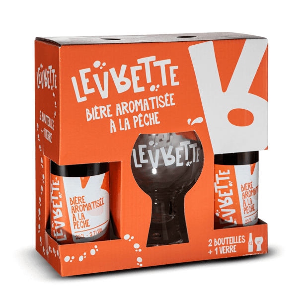 Coffret Levrette aromatisée pêche