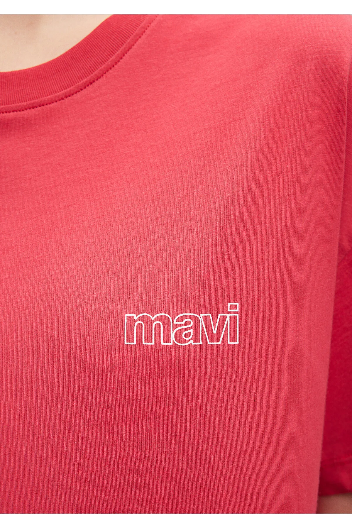 Mavi  T-Shirt - Rot - Relaxed Fit