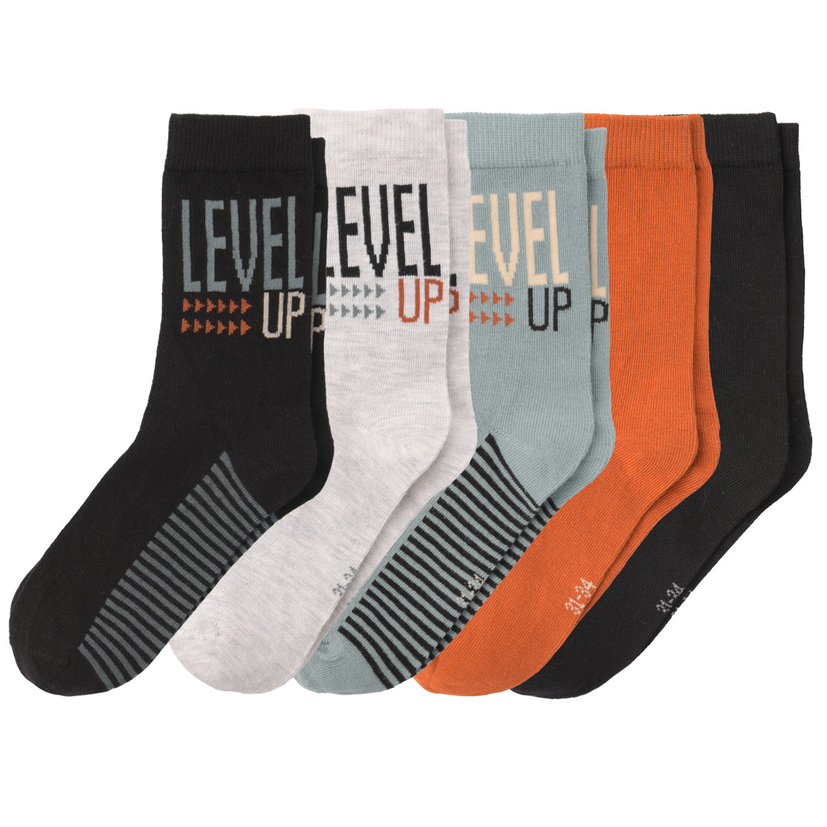 5 Paar Jungen Socken in verschiedenen Dessins