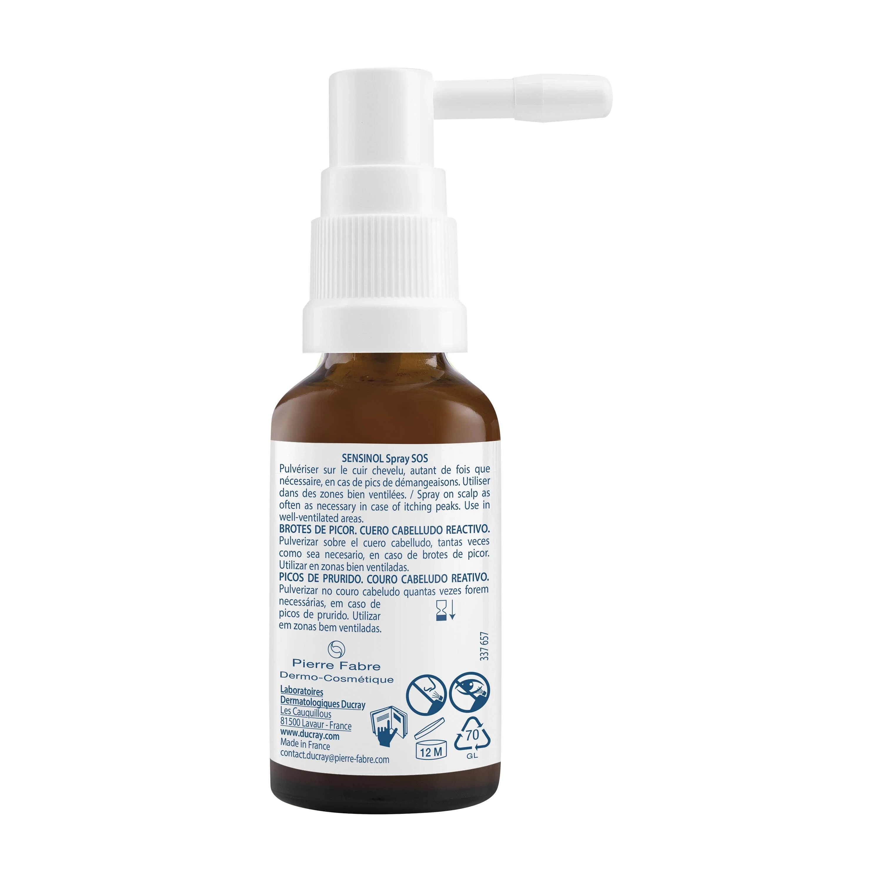 Cuoio Capelluto sensibile Sensinol - Spray SOS - Lenitivo - Siero Capelli