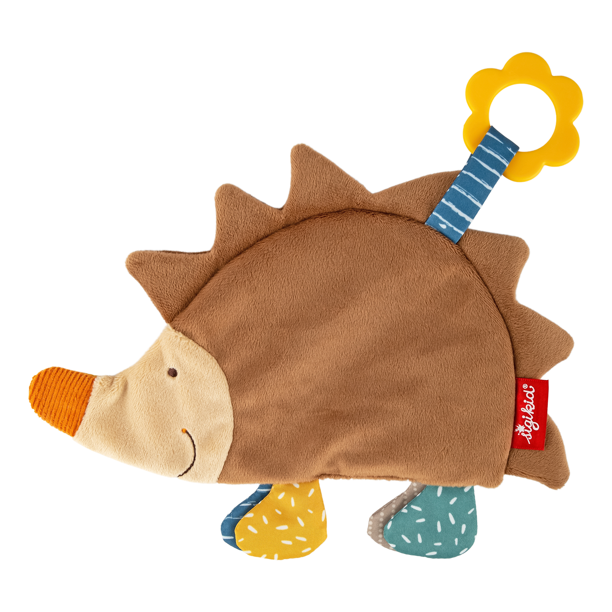 Baby Knister Schnuffeltuch Igel