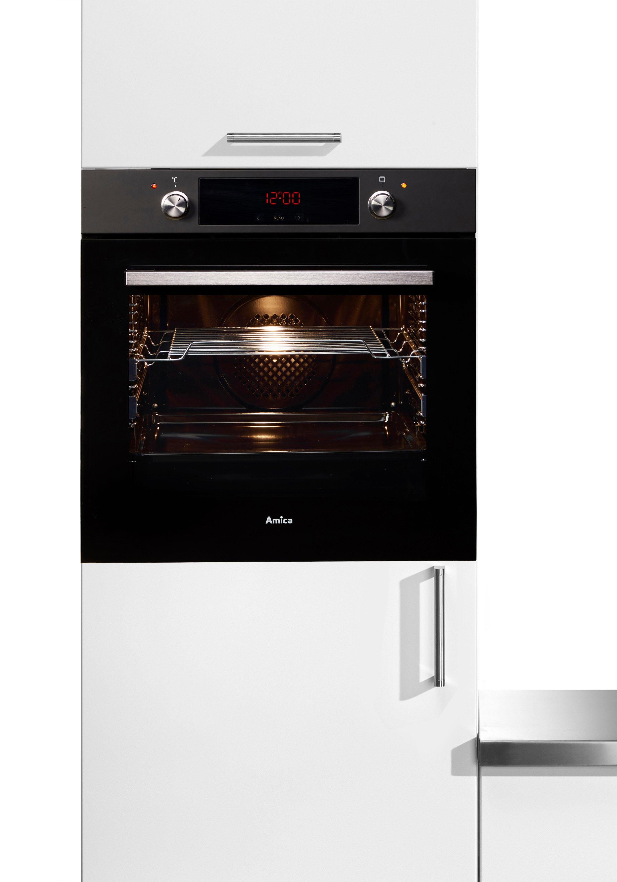 Amica Einbaubackofen EBX 944 610 SM, mit 2-fach-Teleskopauszug, Simple Steam, Simple Steam