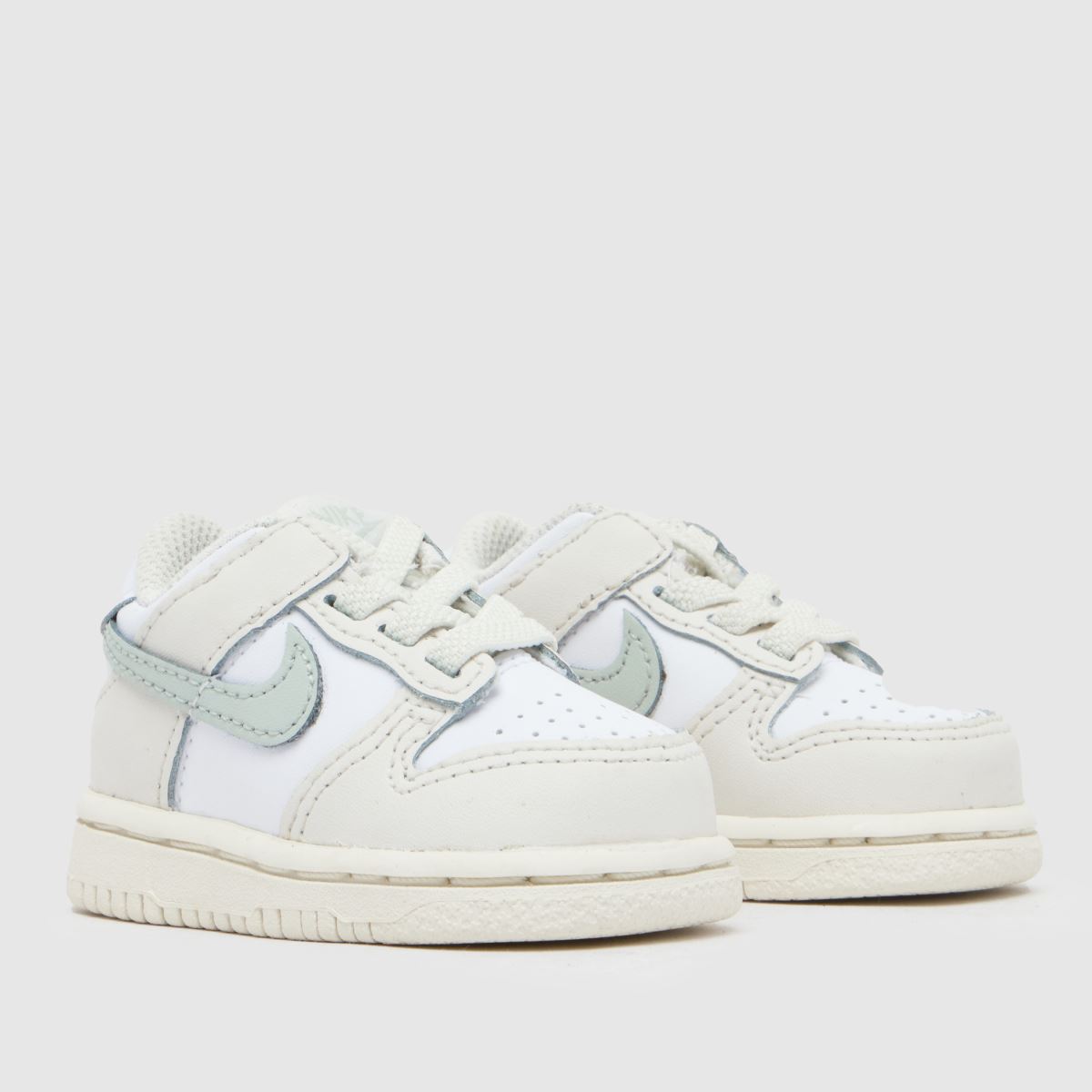 Bílo-béžové tenisky Nike Dunk Low pro batolata
