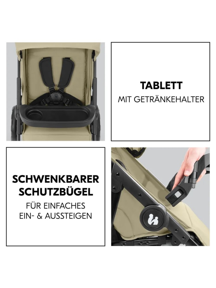 Hauck Buggy Shop N Care inkl. Reboarder Pearl Pro in gruen,schwarz günstig kaufen onesize