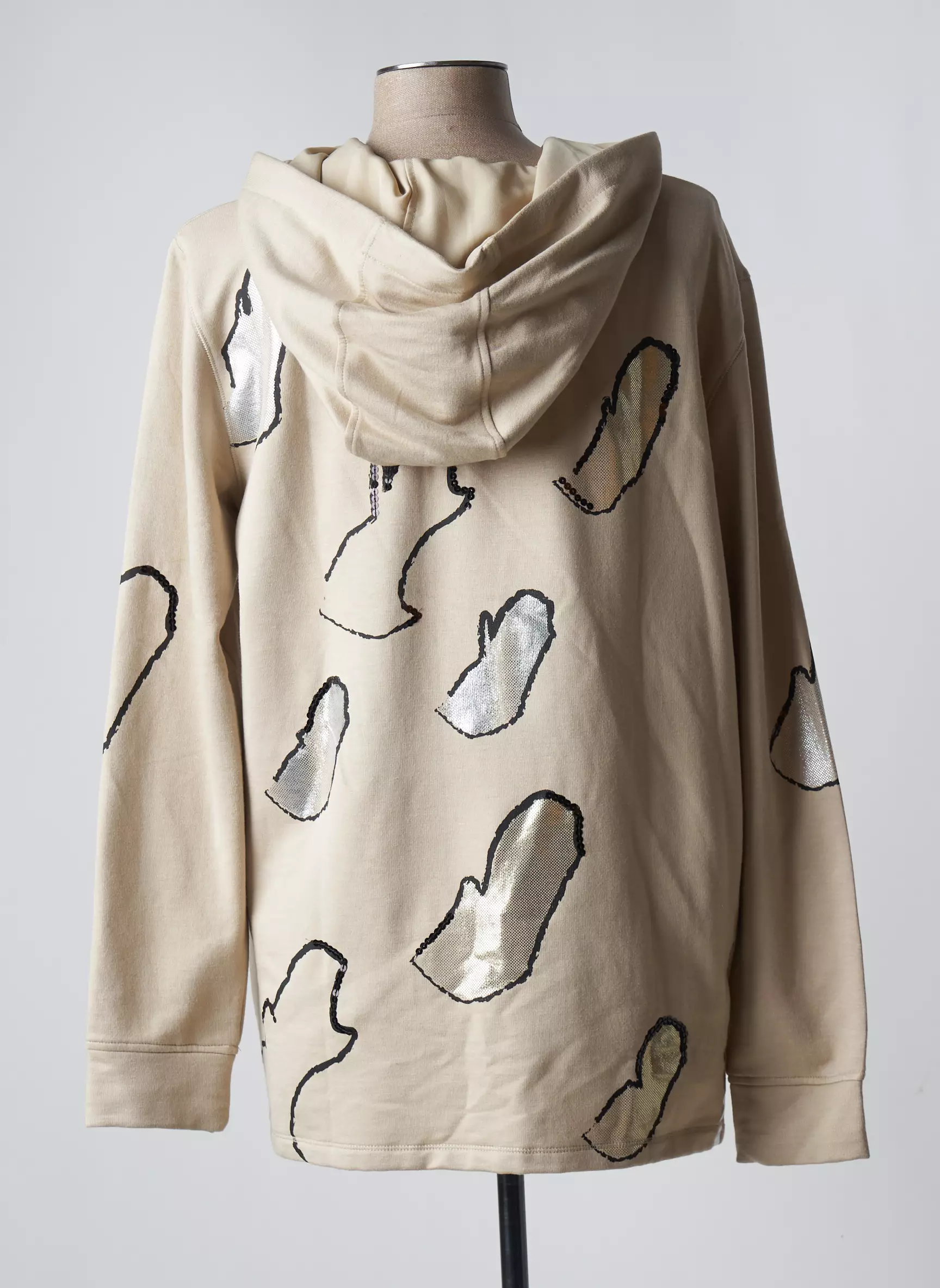 Sportalm Sweat Capuche Femme couleur beige