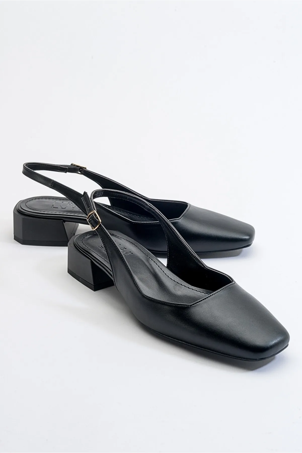 LuviShoes  State Black Skin Damen-Schuhe mit Absatz
