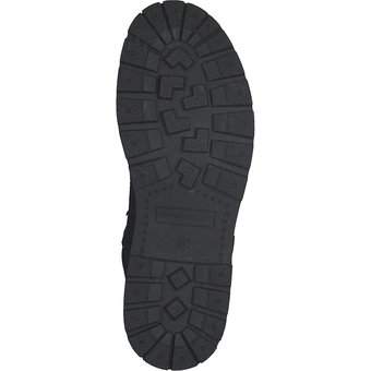 Tom Tailor Schnür Boots in schwarz