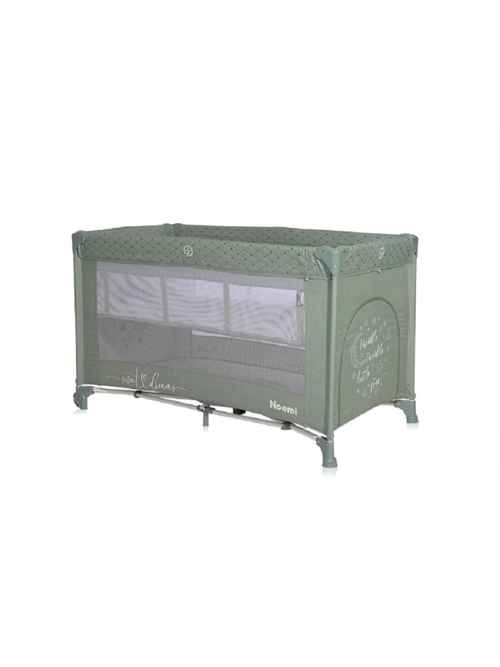 Lorelli Reisebett Noemi 2 Ebenen in grün günstig kaufen 60x120 cm