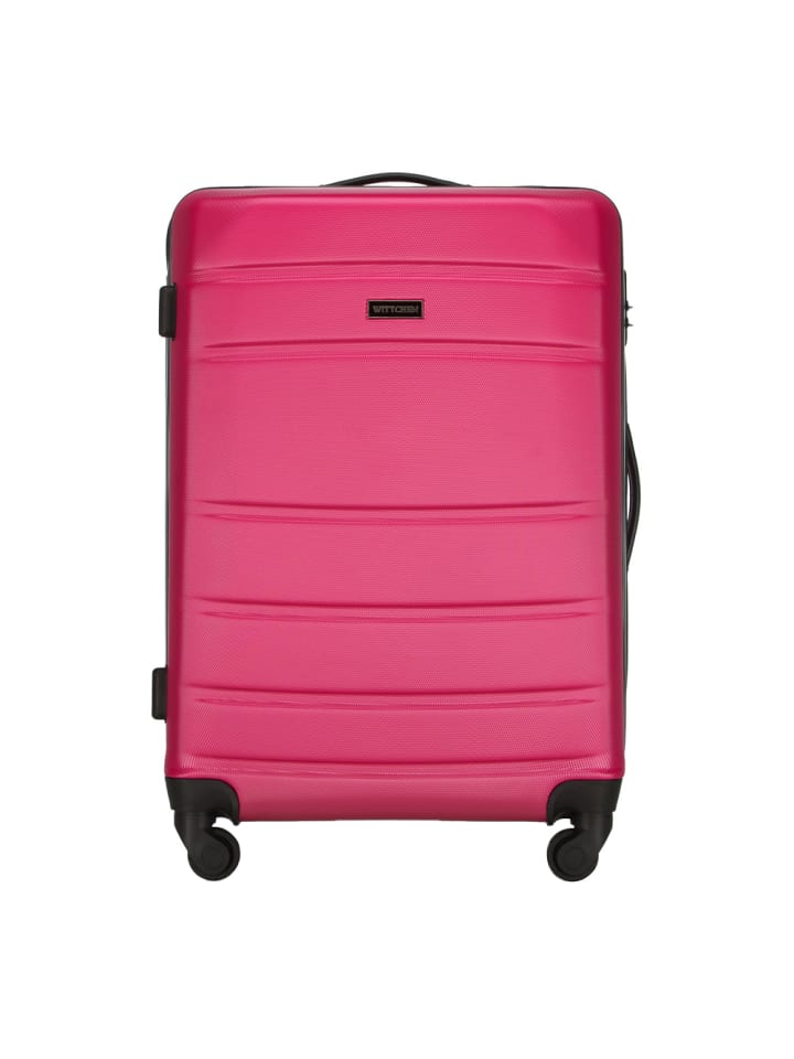 Wittchen 3tlg. Koffer Set Globe line Collection in Pink günstig kaufen onesize