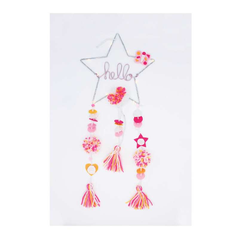 Coffret Décoration murale lumineuse avec accessoires - Deux Coqs d’Or