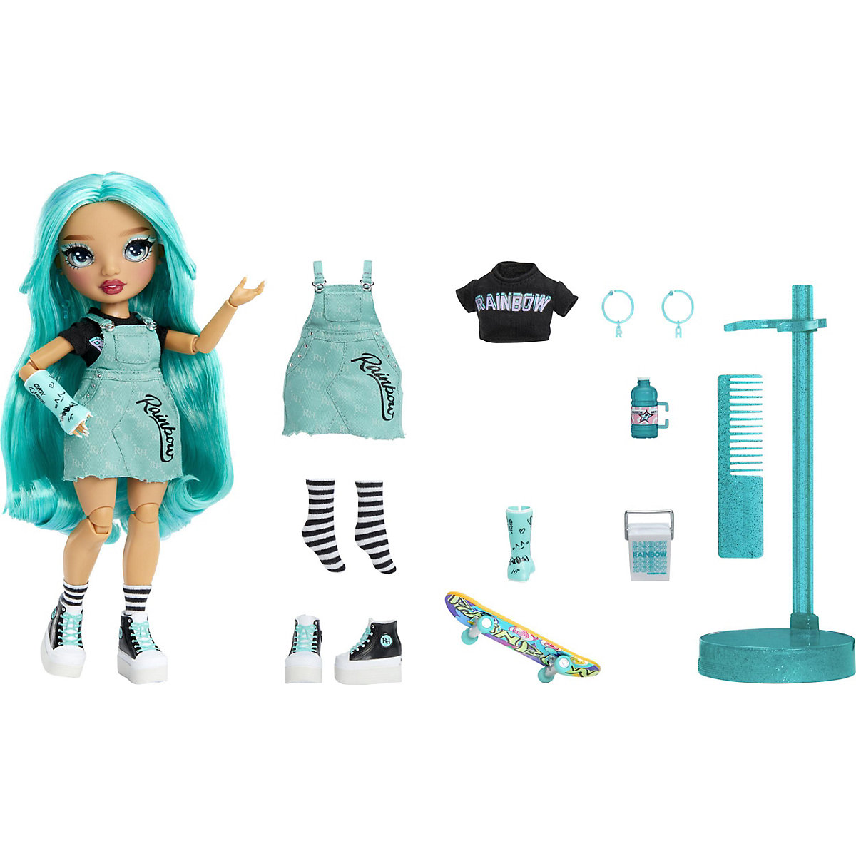 Rainbow High New Friends Fashion Doll- Blu Brooks (Teal)