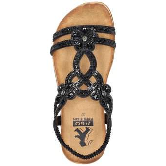 2Go Fashion Sandale in schwarz