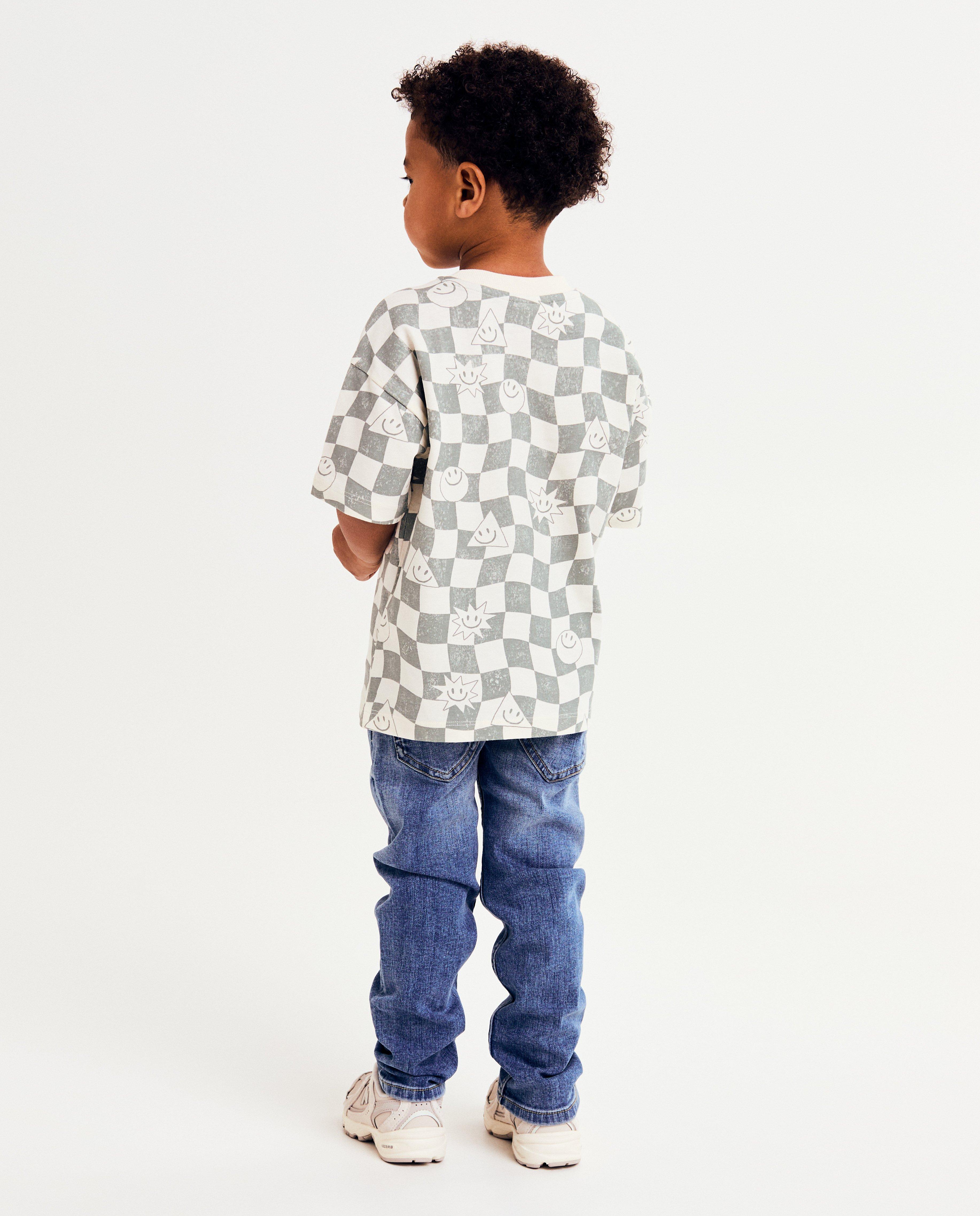 Kidz Nation khaki mosolygós póló