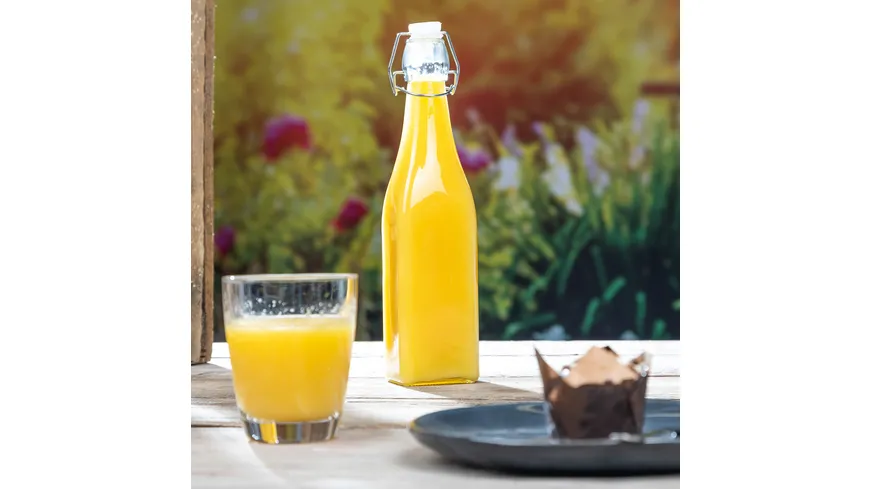 HI Glasflasche mit Bügelverschluss 500ml